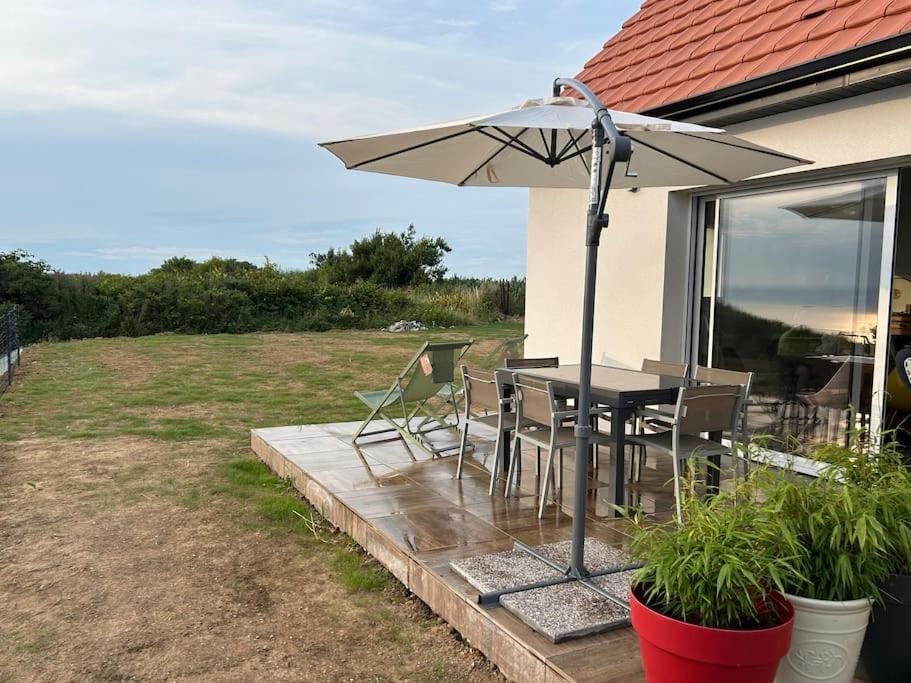 En Famille Ou Amis Avec La Mer Équihen-Plage Exteriör bild