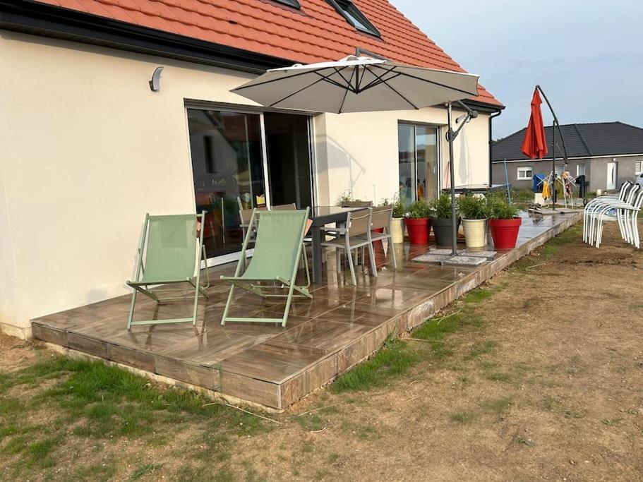 En Famille Ou Amis Avec La Mer Équihen-Plage Exteriör bild