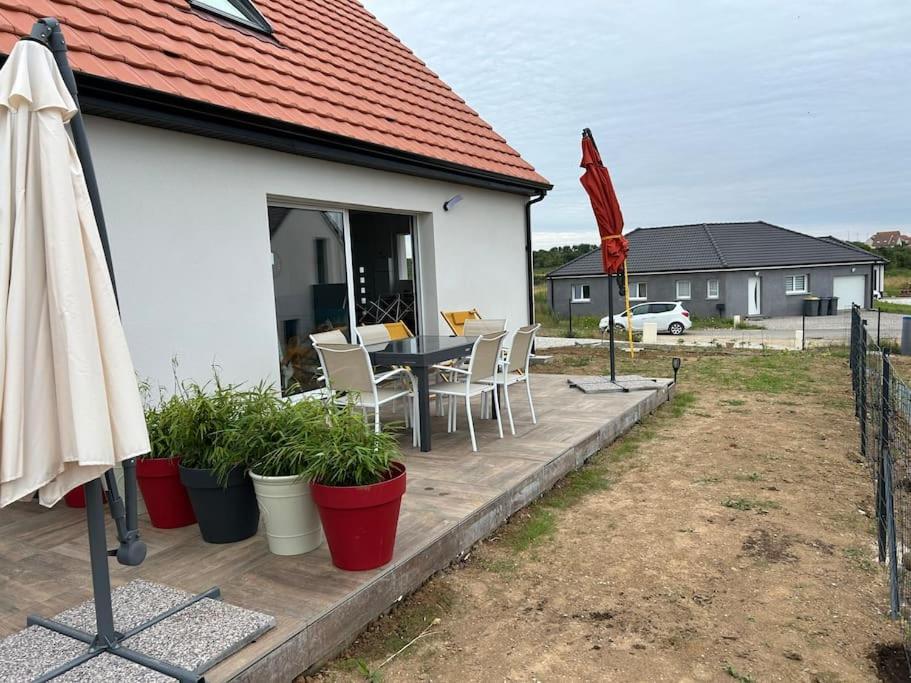 En Famille Ou Amis Avec La Mer Équihen-Plage Exteriör bild